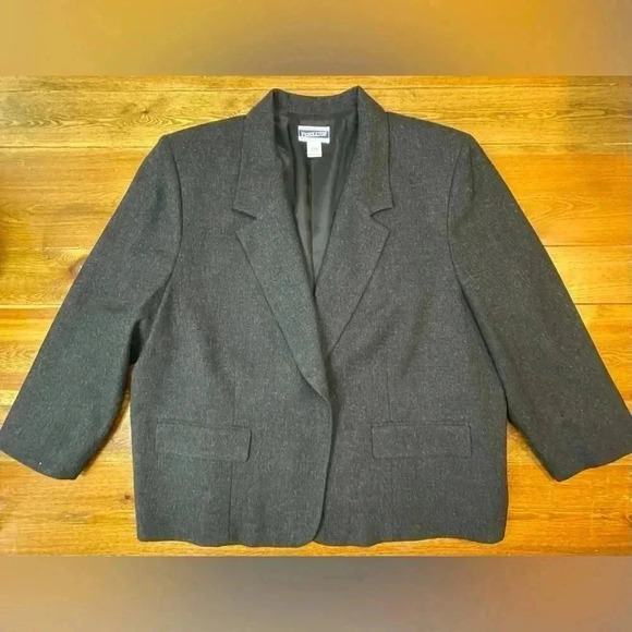 Vintage Pendleton | Wool Blazer Jacket | Single Button | Plus Petite 24W - Picture 2 of 5